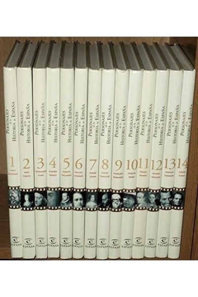 Personajes de la historia de España. 14 Volúmenes. Obra Completa.